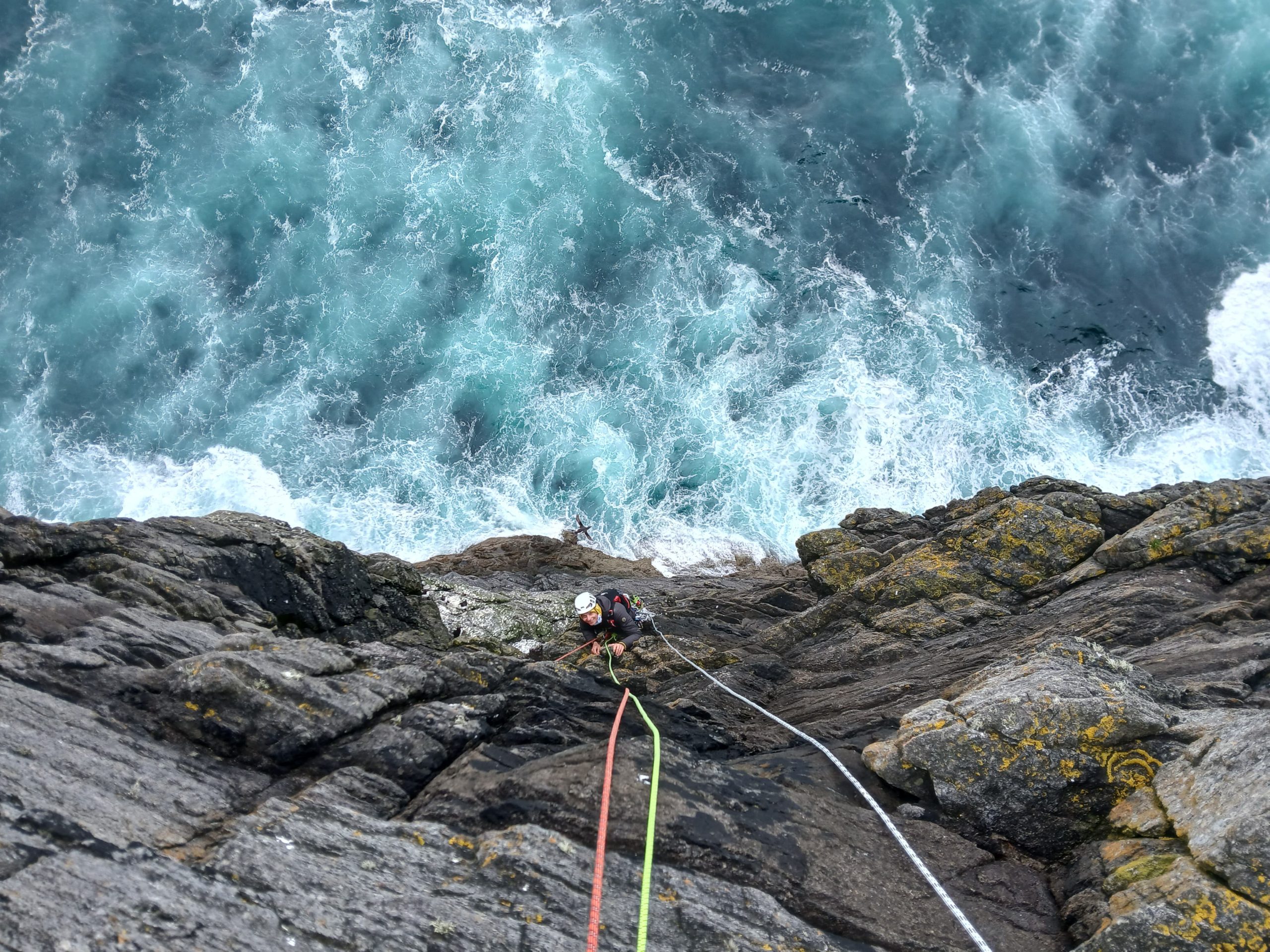 Climbing on Pabbay and Mingulay
