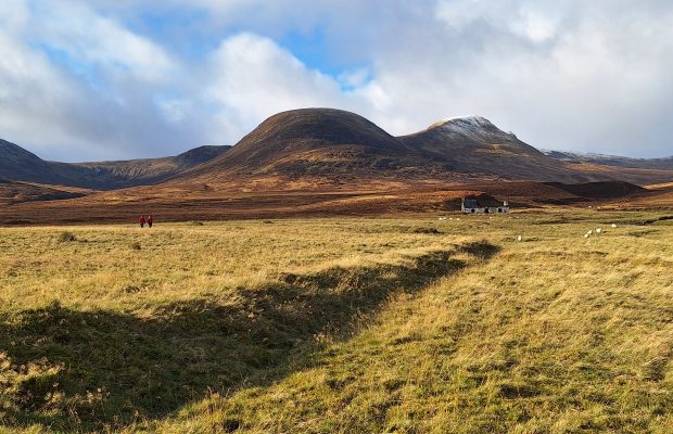 Autumn hill walking, Carn Dearg