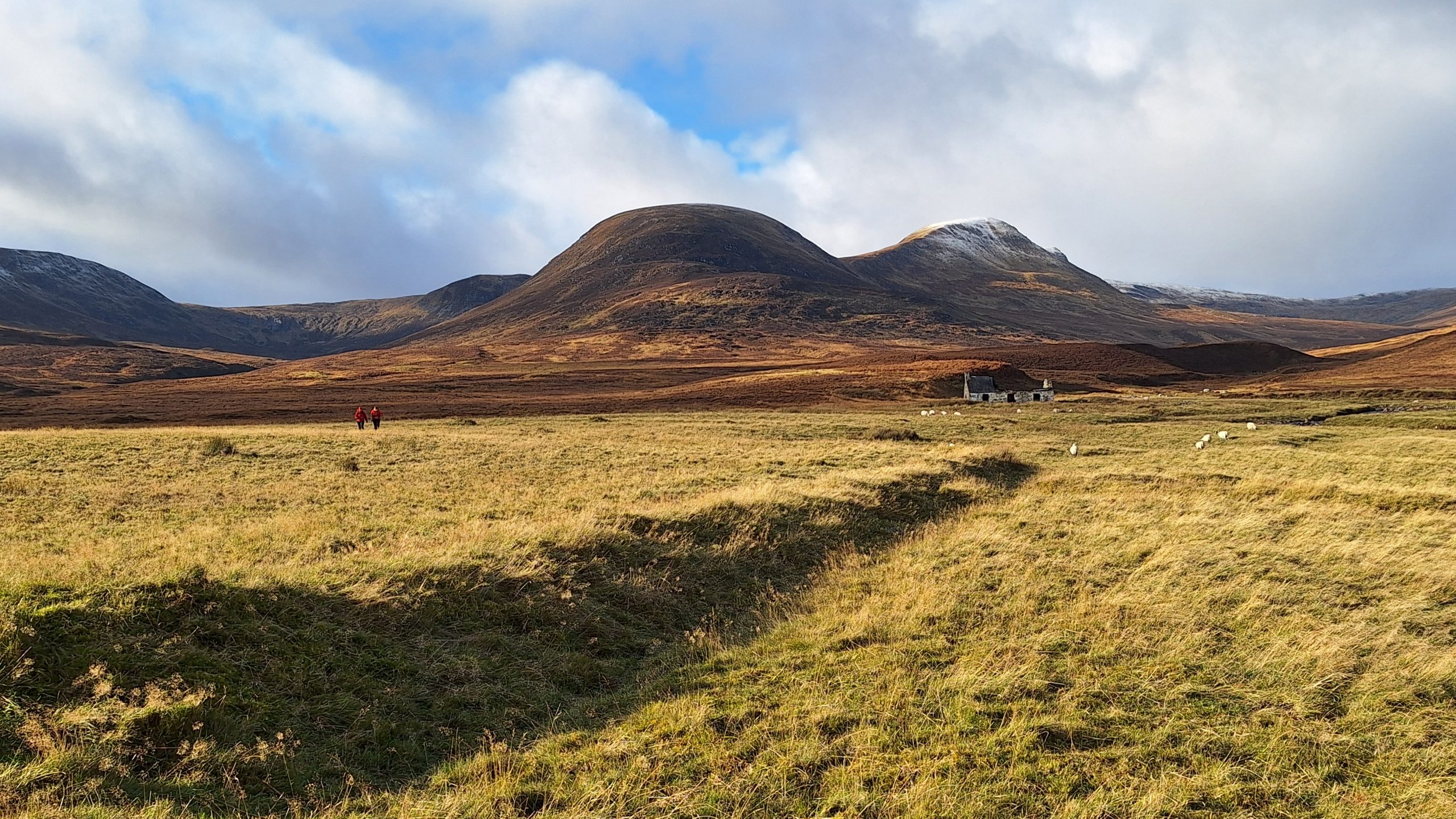 Autumn hill walking, Carn Dearg