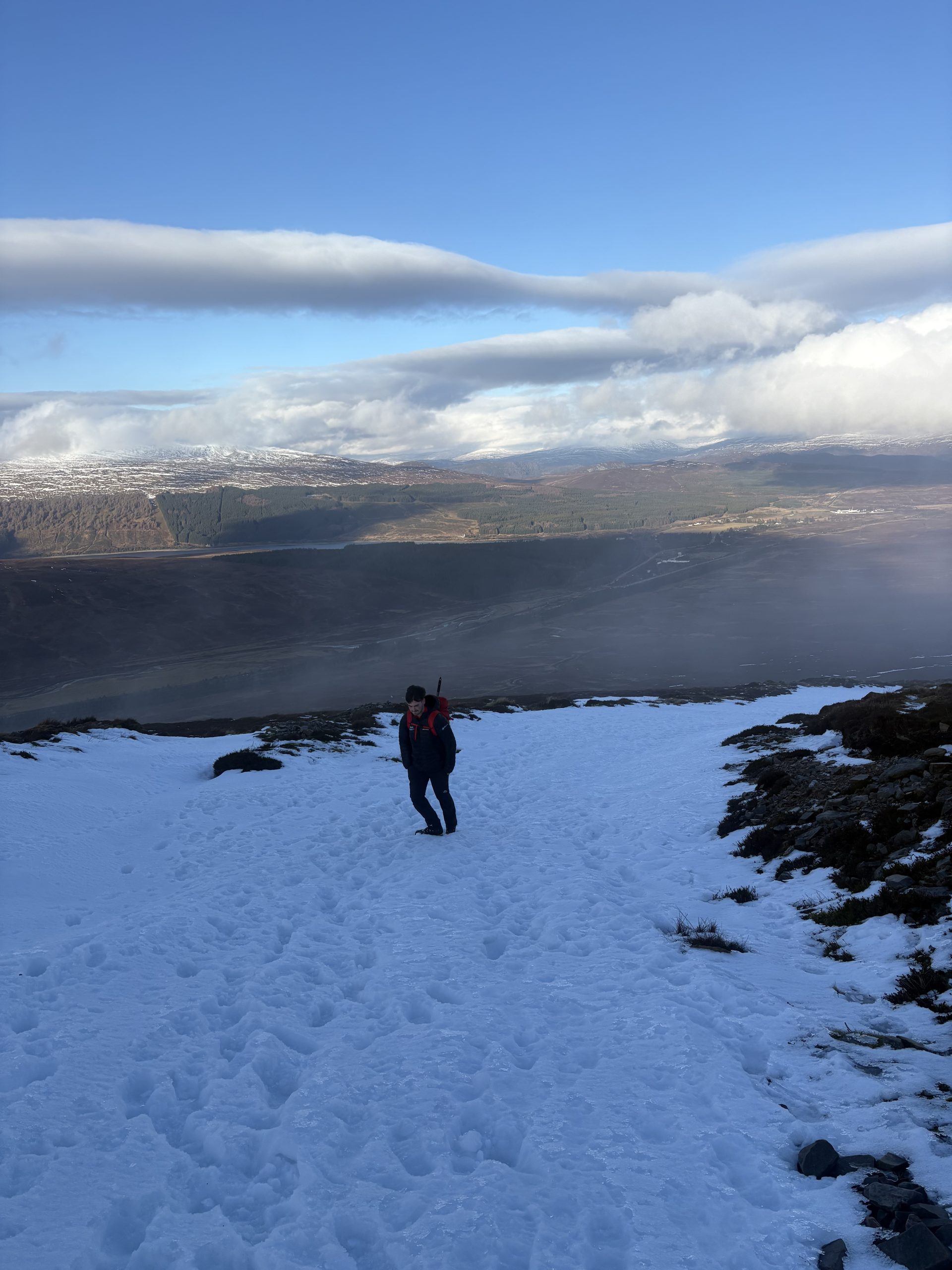 The Blue sky before the Whiteout