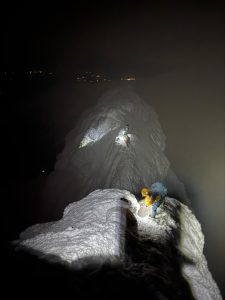 CIC Hut Ben Nevis JMCS Glasgow. Tower Ridge