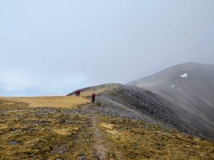 Invercroft Hut meet, Summit Ridge Fuar Tholl, Glasgow JMCS