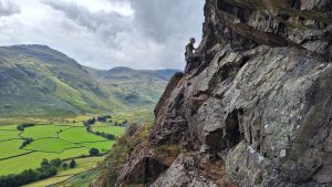 Mendez VS 4c, Raven Crag Lake District, JMCS Glasgow